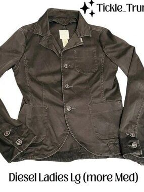 ⭐️ Diesel Women's Black Jacket